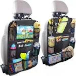 2-Pack Backseat Organizer with Tablet Holder