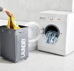 Rolling Laundry Basket alternate 8