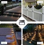 6-Pack Solar LED Lights for Fence & Outdoor Paths alternate 6