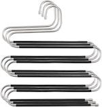 3-Pack S-Shaped Non-Slip Pants Hangers thumbnail
