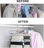 3-Pack S-Shaped Non-Slip Pants Hangers alternate 6