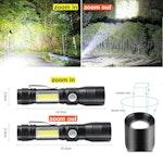 7-Mode Rechargeable UV Camping Flashlight alternate 1