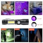 7-Mode Rechargeable UV Camping Flashlight alternate 3