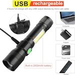 7-Mode Rechargeable UV Camping Flashlight alternate 6