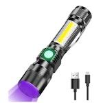 7-Mode Rechargeable UV Camping Flashlight alternate 8
