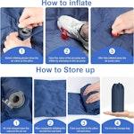 Inflatable Camping Sleeping Pad with Pillow alternate 4