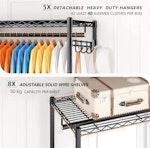 Heavy Duty Wire Clothes & Garment Rack alternate 2
