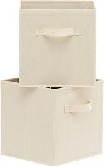 Foldable Storage Cubes (6-Pack, Beige) alternate 2