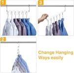 4-Pack Magic Metal Space-Saving Closet Hanger alternate 3