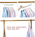 4-Pack Magic Metal Space-Saving Closet Hanger alternate 4