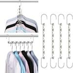 4-Pack Magic Metal Space-Saving Closet Hanger alternate 5