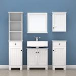 White Wall Cabinet 40x52 cm with Door alternate 7