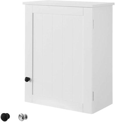White Wall Cabinet 40x52 cm with Door cover