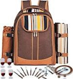 Picnic Backpack for 4 with Cooler & Cutlery Set alternate 1