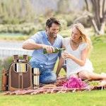 Picnic Backpack for 4 with Cooler & Cutlery Set alternate 5