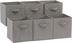 Foldable Storage Cubes (6-Pack, Grey) thumbnail