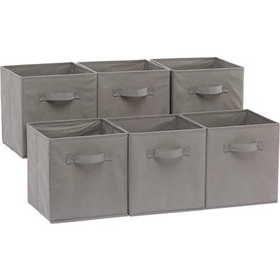 Foldable Storage Cubes (6-Pack, Grey) cover