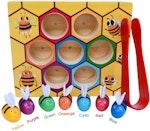 Wooden Bee Fine Motor Skill Toy for Toddlers alternate 2