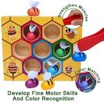Wooden Bee Fine Motor Skill Toy for Toddlers alternate 4