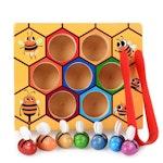 Wooden Bee Fine Motor Skill Toy for Toddlers alternate 6