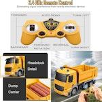 Scale Rechargeable RC Dump Truck, 1:24 Scale alternate 2
