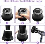 Adjustable Universal Hair Diffuser for Curly Hair alternate 5