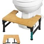 Bamboo Toilet Stool Foldable thumbnail