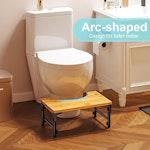 Bamboo Toilet Stool Foldable alternate 6