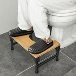 Bamboo Toilet Stool Foldable alternate 8