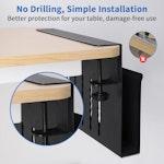 Under Desk Side Laptop Holder Storage alternate 2