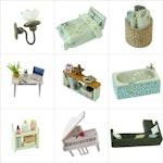 Dollhouse Kit with Furniture & Music alternate 1