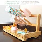Portable Bamboo Baby Bottle Drying Rack alternate 2