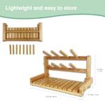Portable Bamboo Baby Bottle Drying Rack alternate 5