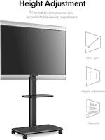 Rolling TV Stand for 32-65 inch Screens alternate 2