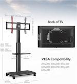 Rolling TV Stand for 32-65 inch Screens alternate 5