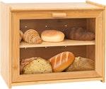 Double Layer Bamboo Bread Box alternate 1
