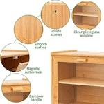 Double Layer Bamboo Bread Box alternate 7