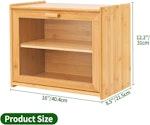 Double Layer Bamboo Bread Box alternate 8