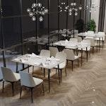 Rectangular Marble Dining Table - Cold Jadeite alternate 1