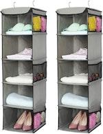 5-Shelf Hanging Closet Organizer alternate 4