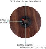Glow-in-the-Dark Silent Wall Clock alternate 6