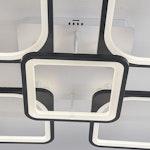 LED Modern Ceiling Light - 5 Heads, 70W, Square alternate 7