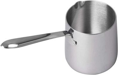 Turkish Coffee Pot & Milk Warmer, Tri-Ply Steel cover