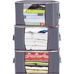3PC King Size Quilt & Blanket Storage Bags