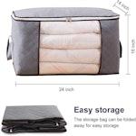 3PC King Size Quilt & Blanket Storage Bags alternate 1