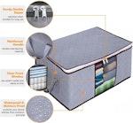 3PC King Size Quilt & Blanket Storage Bags alternate 3