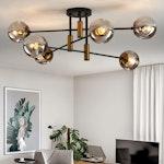 Sputnik 6-Light Glass Globe Chandelier thumbnail