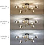 Sputnik 6-Light Glass Globe Chandelier alternate 3