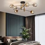 Sputnik 6-Light Glass Globe Chandelier alternate 4