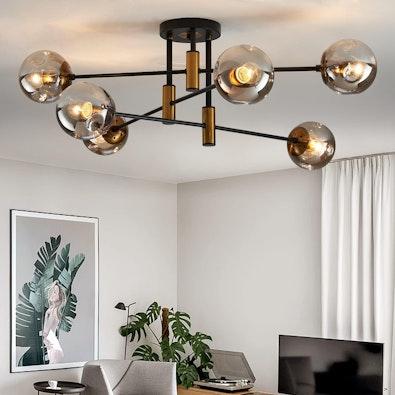 Sputnik 6-Light Glass Globe Chandelier cover
